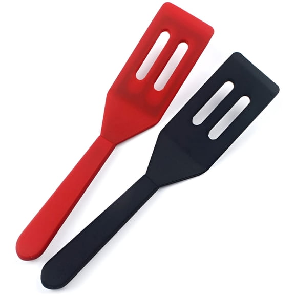 ACDANC Mini Brownie Serving Spatula,Cookie Silicone Spatulas Flexible Nonstick Silicone Serve Turner Heat-Resistant for Flip Egg in Small Frying Pan Cookie Batter Cookware Cooking Baking