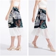 thumbnail image 4 of Animal Chic Chiffon Beach Skirt with Polyester Straps - for the Beach, 4 of 6