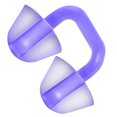 thumbnail image 1 of Tapones nasales para natación, cómodos protectores nasales de silicona, reutilizables, impermeables, pinzas nasales para natación, accesorios profesionales para natación, buceo y surf para adultos,, 1 of 5