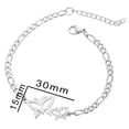 thumbnail image 1 of Nvzi Pulsera de acero inoxidable ajustable, joyería de moda, estilo J, 1 of 4