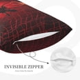 thumbnail image 3 of Balery Black Spider Web With Spiders Bedding Queen Pillow Cases - Envelope Closure - Soft Brushed Microfiber Fabric - Shrinkage and Fade Resistant Pillow Cases-20"x30", 3 of 6