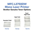 thumbnail image 3 of Printer Brother MFC-L2750DW Monochrome Laser All-in-One, 3 of 8