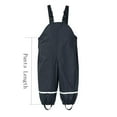 thumbnail image 7 of Toddler Rain Pants Toddler Waterproof Jumpsuit Puddle Dry Rain Pants Lightweight Hiking Camping Hunting Overpants Rainwear For Toddler, 7 of 7