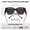 A03 Gradient Red/Gray Lens, variant on Women's Summer Glam 1-Pack Oversized Mirrored Sunglasses UV400 Black Gold for Poolside Lounging Yacht Party Sunset Cruise