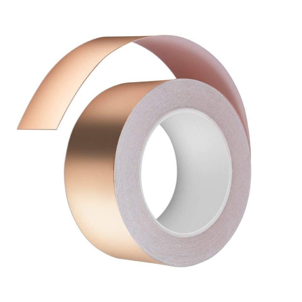 Copper Foil Tape  Electromagnetic Shielding Wrap Conductive Single-sided 