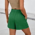 thumbnail image 5 of Womens Shorts Summer Casual Loose Elastic Waist Drawstring Comfy Lightweight Beach Shorts with Pockets, 5 of 8