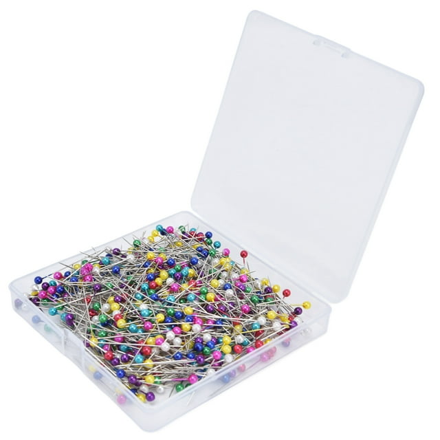 Kozecal 600Pcs Épingles à Coudre 38mm de Long Différentes Couleurs Large Application Durable Droite Épingles pour Handiwork Vêtements, Épingles de Quilt, Épingles à Coudre