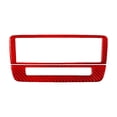 thumbnail image 2 of Real Bright Soft Car Interior Carbon Fiber Sticker DecorationFor Mercedes Benz CLA GLA Red Carbon Fiber Radio Console Cover Type AAuto Car Protection Interior Accessories, 2 of 8