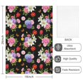 thumbnail image 2 of 2 Pcs Pioneer Flower Floral Print Pattern Kitchen Towels, Funny Microfiber Dish Towel Set, 18" X 26" Tea Towels, 2 of 6
