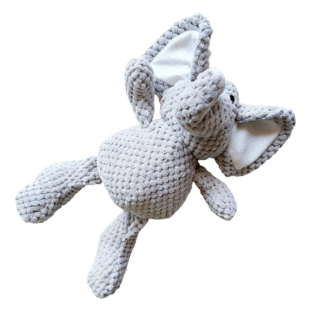Hioecau Dog Plush Toy Interactive Squeaky Stuffed Animal Toy Soft Duck Rabbit Donkey Dog Chew Toy for Heavy Chewers Small Medium Large Dogs Fetch Lovers