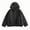 Quilted Jacket - Black, variant on Xdegoge Lightweight Barn Jackets for Women Hooded Button Down Jacket Casual Quilted Padded Coat Fashion Fall Winter Loose Warm Coats with Pockets
