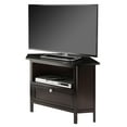 Winsome Wood Zena Corner TV & Media Stand, Espresso Finish