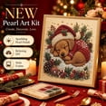 thumbnail image 2 of Kojanyu DIY Christmas Pearl Bead Painting Kit, Framed Canvas Rhinestone Art Set with Instructions, Holiday Crafts for Adults Home Wall Decor Gift., 2 of 6