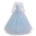 thumbnail image 2 of IDOPIP Flower Girls Vintage Lace Dress Floral embroidered Tulle Tutu Dress Wedding Party Gown, 2 of 7