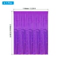thumbnail image 2 of Uxcell 9.8 Ft x 3.3 Ft Tinsel Foil Fringe Backdrop Curtains, PET Film Metallic Decor Photo Backdrop, Purple, 2 of 4