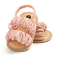thumbnail image 2 of Meresysid Infant Kids Toddler Baby Summer Soft Bottom Casual Sandals Bowknot Embroidery Cute Princess Shoes Pink, 2 of 5