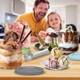 thumbnail image 2 of Tattom Ice Cream Pint Container,Compatible with Ninja Creami Pints and Lids, Compatible with NC299AMZ & NC300s Series Creami Ice Cream Makers ,BPA-Free & Dishwasher Safe, Color Lids (4 count), 2 of 9