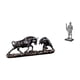 thumbnail image 1 of Estatua de escritorio,Figura decorativa de pelea de toros y osos,Figura de escritorio,Estatua de caballero,arte,artesanía,coleccionable,escritorio,oficina,Figura decorativa,pieza de, 1 of 8