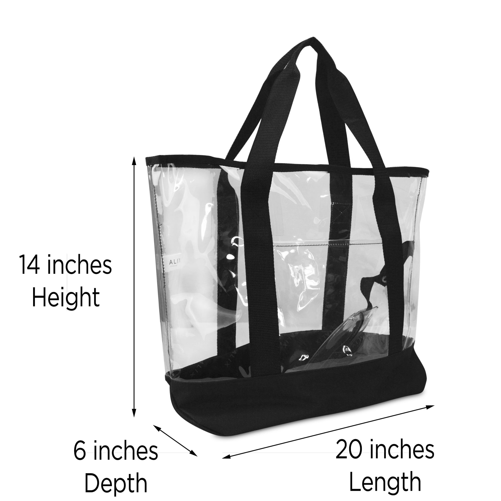 lola mae Small Clear Bag for Women See through Transparent Clutch Crossbody  Shoulder Purse for Concert Sport Event