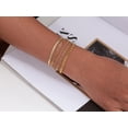 thumbnail image 2 of Set de joyas DEARMAY Gold para mujer chapadas en oro auténtico de 14 quilates, 2 of 8