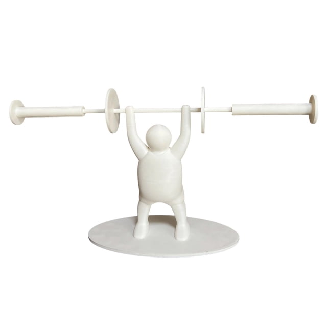 Funny Weightlifting Figure Desk Organizer Stand Compact Desktop Storage Holder for Jewelry Watches Small Items Home Decor