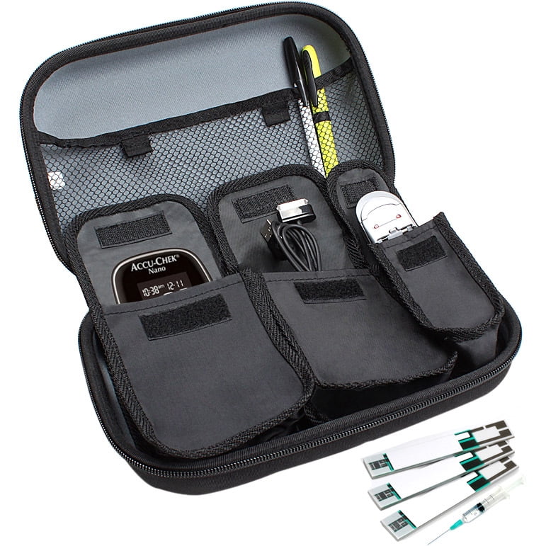 USA Gear Insulin Travel Case Organizer for Diabetic Supplies Blood