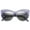 Blue / Mirror, variant on sunglassLA Female Women's Bold Oversize Frame Wide Temple Cat Eye Sunglasses 52mm (Blue / Mirror) - 52mm