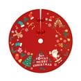 thumbnail image 1 of Cubierta de base para falda de árbol de Navidad de 90 cm, decoración navideña, falda para árbol de Navidad Estilo E, 1 of 9