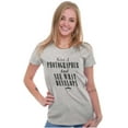 thumbnail image 4 of Kiss A Photographer See What Develops Womens Slim Fit Graphic Tee Brisco Brands L, 4 of 5