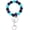 Silver(green/Purple/Black), variant on Silicone Beaded Wristlet Keychain, Cute Key Ring Bracelet Stretchy for Women Car Keys Silver(black/White/Grey) -