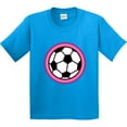 thumbnail image 3 of Inktastic Soccer Player Girls Sports Ball Youth T-Shirt, 3 of 5