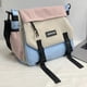 thumbnail image 3 of Bolso de cartero simple unisex Bolso de nailon de gran capacidad con cremallera para niños y niñas, 3 of 9