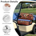thumbnail image 6 of HUIACONG Geometric Hummingbird Soft Golf Cart Front Seat Cover for EZGO EZGO TXT, Breathable Heavy Duty Golf Cart Seat Covers 2 Piece, 6 of 7