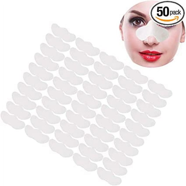 50 tiras transparentes, tiras nasales para eliminar puntos negros, vendajes nasales, tiras de poros, herramientas de limpieza profunda, tiras de limpieza profunda para eliminar puntos negros