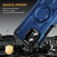 thumbnail image 7 of ELEHOLD for Motorola G Stylus 5G (2023) Case, Compatible with Mag safe Accessories, Strong Magnetic Military-Grade Drop Protection Invisible Kickstand Shockproof Protective Phone Case,Blue, 7 of 7