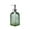 Green 【Corrugated Hand Sanitizer Bottle *1】, variant on Liquid Soap Dispenser Glass Soap Bottle Press Type Pump in Wave Pattern Design for Shampoo and Shower Gel Easy Refill and Drip-Free Dispensing for Bathroom Vanity and Guest Washroom Topliu