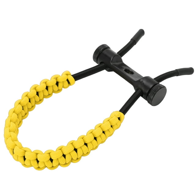 Écharpe de Poignet avec Nœud de Tir à l'Arc, Sangle de Poignet Tressée Réglable en Nylon pour Exercice Violet, Jaune, Rouge, Orange, Vert