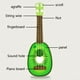 thumbnail image 5 of Herrnalise - Guitarra para niños, ukelele, instrumento musical para principiantes, 14 pulgadas, con 4 cuerdas, mini guitarra para mejorar las habilidades de los niños, juguetes educativos tempranos, 5 of 5