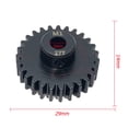 thumbnail image 2 of Motor Piñón 1 5mm Metal Acero al carbono RC Coche Engranajes para /8 RC Buggy Truck (M1 27T), 2 of 7