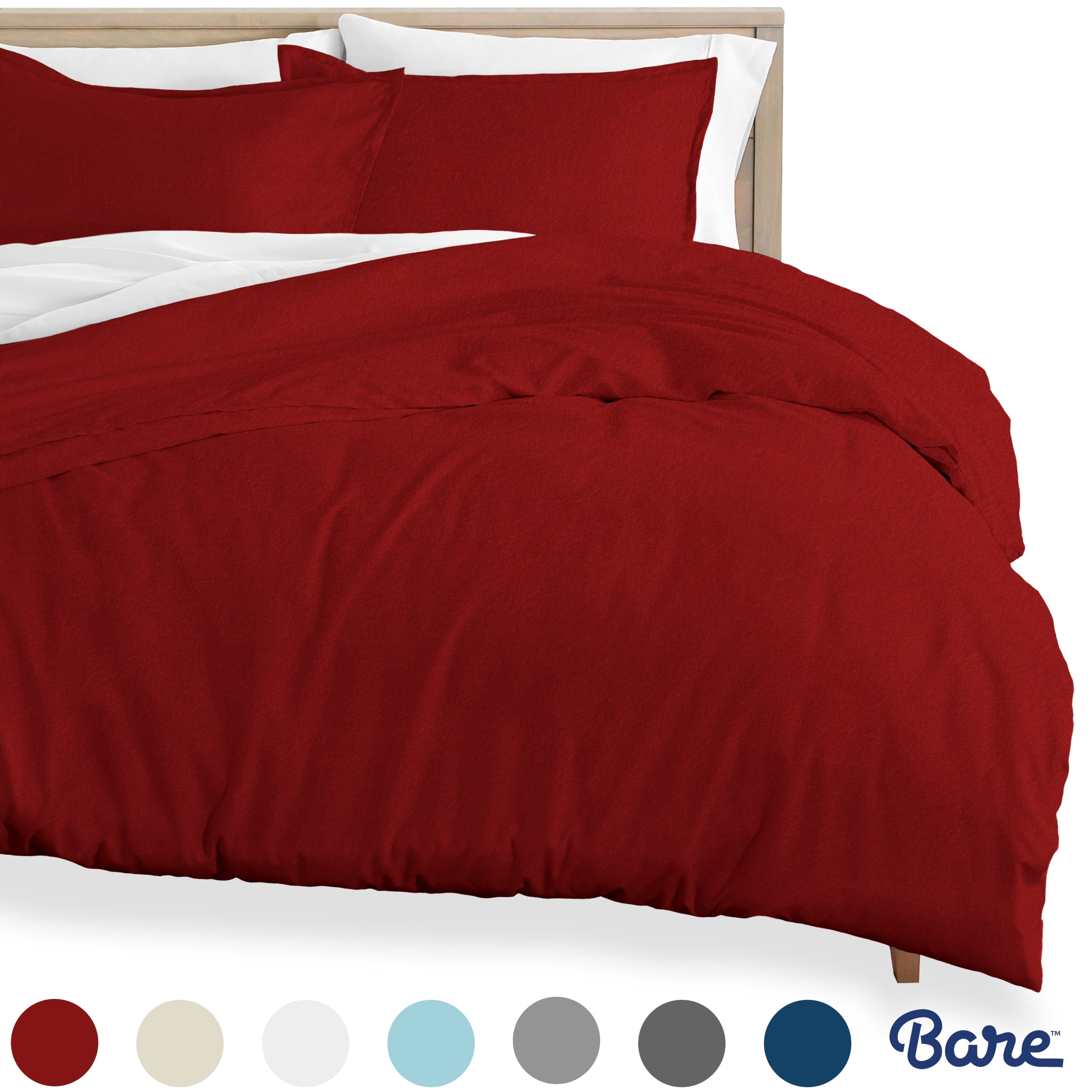 Bare Home Flannel Duvet Cover and Sham Set Twin/Twin XL 100 Cotton