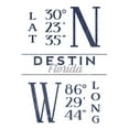 thumbnail image 3 of Destin, Florida, Latitude and Longitude (100% Cotton Canvas Reusable Tote Bag), 3 of 3