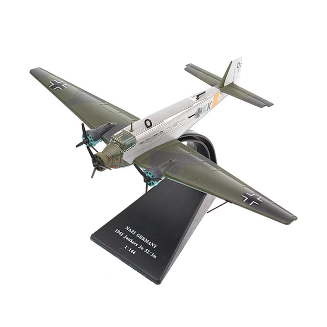 Modelo de avión de transporte a escala 1/144, avión de simulación para niños y adultos, de fundición a presión coleccionable con base para estantería