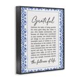 thumbnail image 2 of Stupell Industries Traditional Gratitude Unlocks Fullness Of Life Black Framed Giclee Art, 24 x 30, by Lettered and Lined, 2 of 8