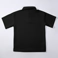 thumbnail image 3 of Kids Boy Polo Shirt Black Polo Shirt Boys Summer Shirt Short Sleeve Polo Boys Boys Clothes Size 8-9 Years, 3 of 7
