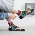 thumbnail image 2 of Naloa Colorful Pug Ankle Socks for Women Non Slip Socks No Show Socks Classic Low Cut Casual Socks Casual Socks, 2 of 7