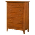 thumbnail image 2 of Glory Furniture Hammond 5-Drawers Bedroom Chest in Oak, 2 of 5