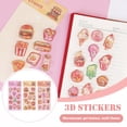 3D Water Seal Embossed Design Stickers Ideal For Decorating Hamburgers ...