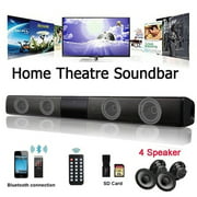 New Portable sans fil colonne barre de son Sven Bluetooth Wireless TV Soundbar 4 Speaker 3D Sound Bar Home Theater Subwoofer RCA + Remote Control Small and Big Size