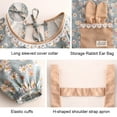 thumbnail image 3 of Enqiretly Wear-resistant Cloth Apron With Exquisite Patterns 2. H-shaped Apron Fits Body Work Wear Kitchen Backband Green, 3 of 6