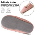 thumbnail image 5 of BERANMEY Soft Memory Foam Slippers for Women and Men, Fuzzy Curly Fur House Slippers with Non-Slip Rubber Sole, Cozy Indoor Closed Back Home Shoes for Family, 5 of 9